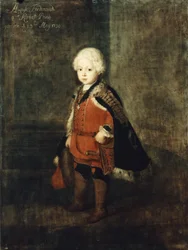 Prinz August Wilhelm im Alter von vier Jahren, 1734